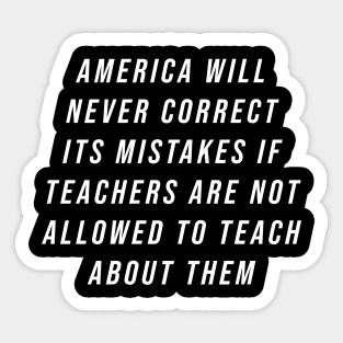 Teach American History Sticker